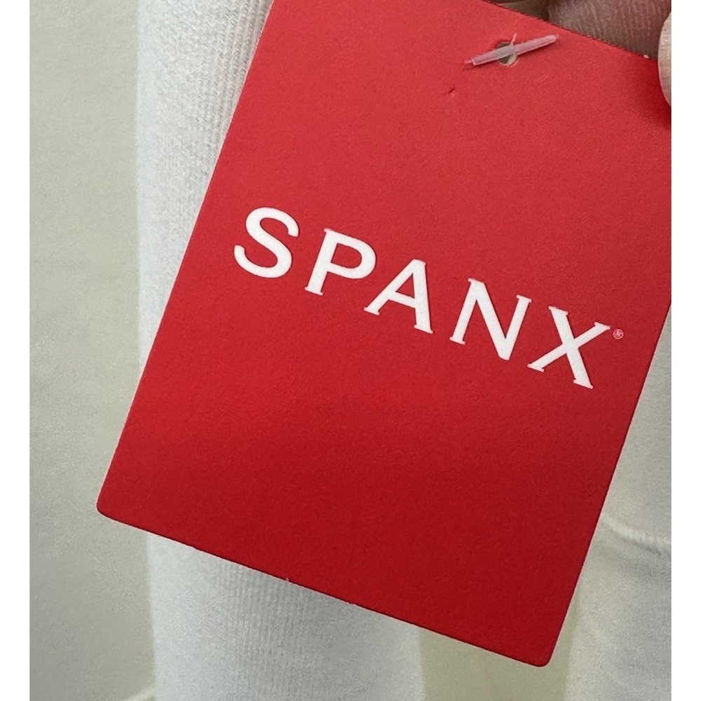 SPANX New 3XL Perfect Length Top Dolman 3/4 Sleeve Sweatshirt in Powder White - Picture 5 of 7